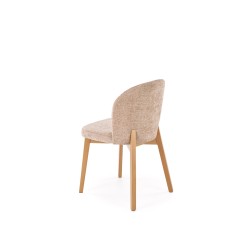 'BASSO Natural Oak Chair / Upholstery: CREMONA 14' 'BASSO Natural Oak Chair / Upholstery: CREMONA 14'
