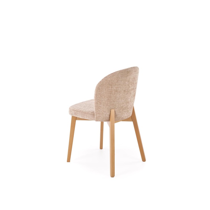 'BASSO Natural Oak Chair / Upholstery: CREMONA 14' 'BASSO Natural Oak Chair / Upholstery: CREMONA 14'