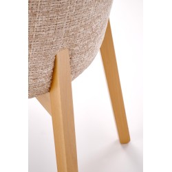 'BASSO Natural Oak Chair / Upholstery: CREMONA 14' 'BASSO Natural Oak Chair / Upholstery: CREMONA 14'
