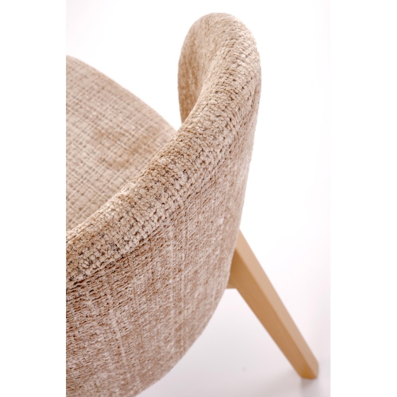 'BASSO Natural Oak Chair / Upholstery: CREMONA 14' 'BASSO Natural Oak Chair / Upholstery: CREMONA 14'