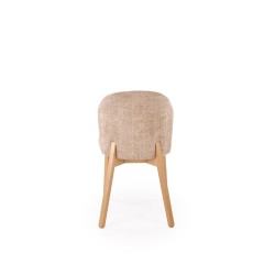 'BASSO Natural Oak Chair / Upholstery: CREMONA 14' 'BASSO Natural Oak Chair / Upholstery: CREMONA 14'