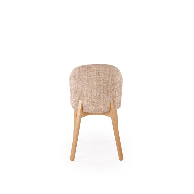 'BASSO Natural Oak Chair / Upholstery: CREMONA 14' 'BASSO Natural Oak Chair / Upholstery: CREMONA 14'