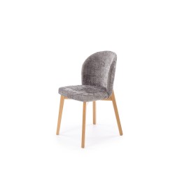 'BASSO Natural Oak Chair / Upholstery: CREMONA 96'