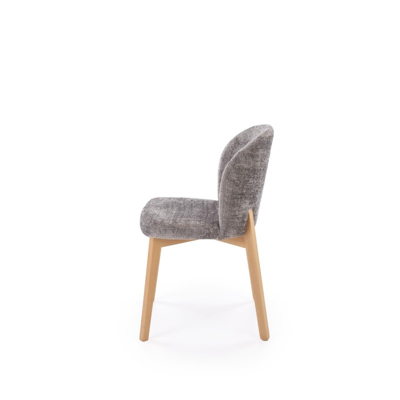 'BASSO Natural Oak Chair / Upholstery: CREMONA 96' 'BASSO Natural Oak Chair / Upholstery: CREMONA 96'