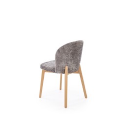 'BASSO Natural Oak Chair / Upholstery: CREMONA 96' 'BASSO Natural Oak Chair / Upholstery: CREMONA 96'