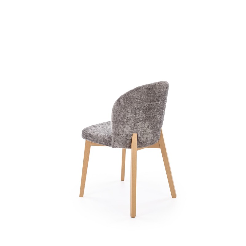 'BASSO Natural Oak Chair / Upholstery: CREMONA 96' 'BASSO Natural Oak Chair / Upholstery: CREMONA 96'