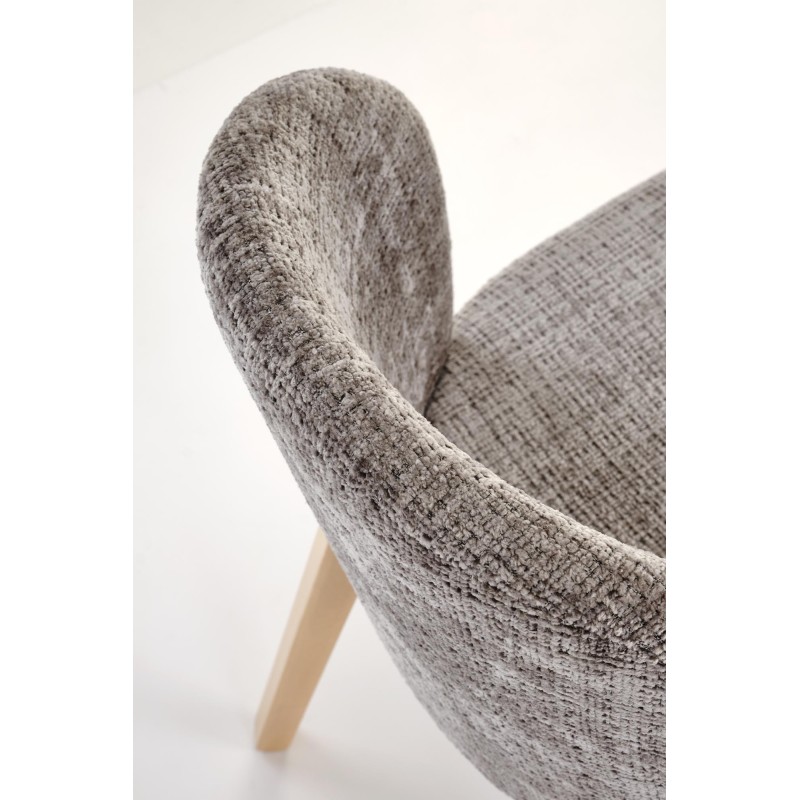 'BASSO Natural Oak Chair / Upholstery: CREMONA 96' 'BASSO Natural Oak Chair / Upholstery: CREMONA 96'