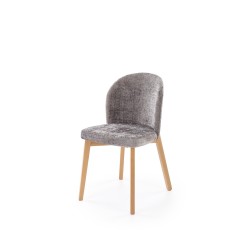 'BASSO Natural Oak Chair / Upholstery: CREMONA 96' 'BASSO Natural Oak Chair / Upholstery: CREMONA 96'