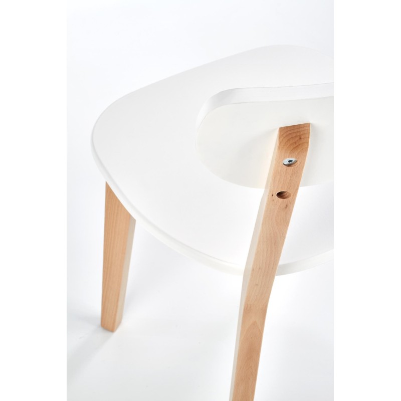 'BUGGI Natural / White Chair' 'BUGGI Natural / White Chair'