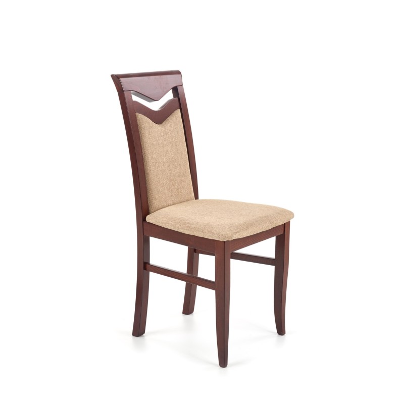 'CITRONE Dark Walnut Chair / Upholstery: JAZZ 2' 'CITRONE Dark Walnut Chair / Upholstery: JAZZ 2'