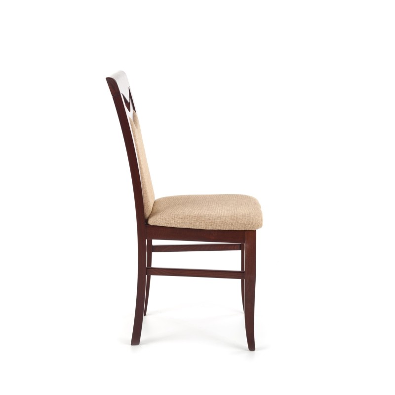 'CITRONE Dark Walnut Chair / Upholstery: JAZZ 2' 'CITRONE Dark Walnut Chair / Upholstery: JAZZ 2'