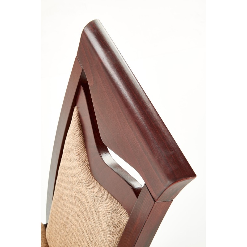 'CITRONE Dark Walnut Chair / Upholstery: JAZZ 2' 'CITRONE Dark Walnut Chair / Upholstery: JAZZ 2'