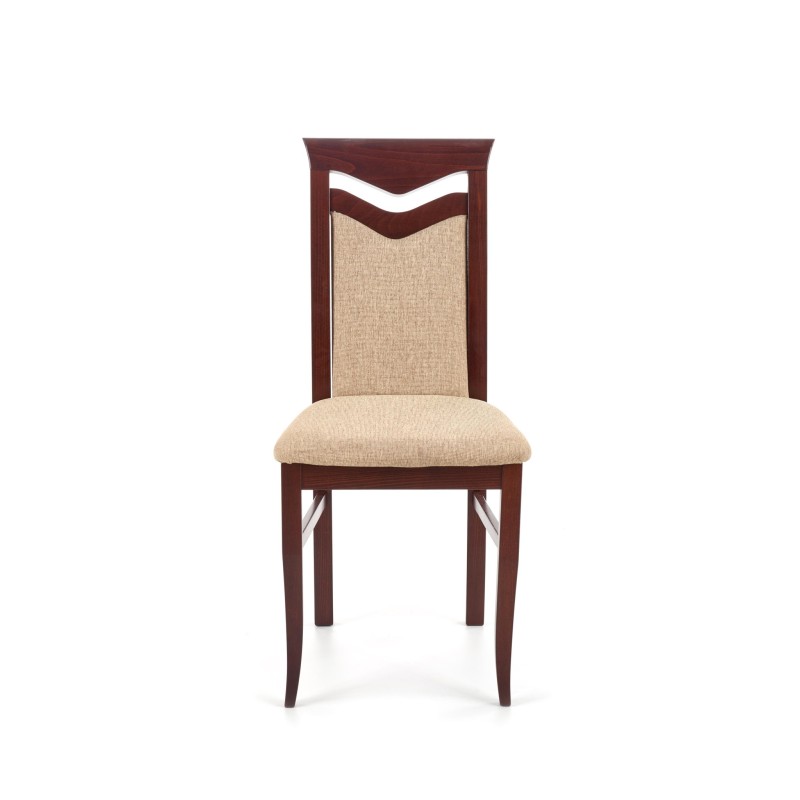 'CITRONE Dark Walnut Chair / Upholstery: JAZZ 2' 'CITRONE Dark Walnut Chair / Upholstery: JAZZ 2'
