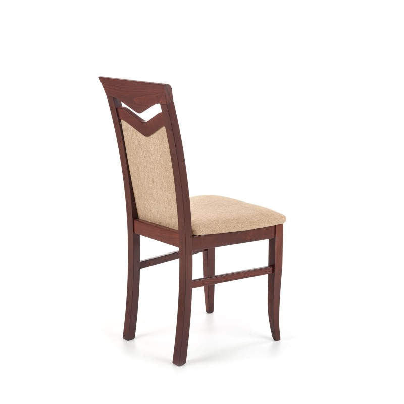 'CITRONE Dark Walnut Chair / Upholstery: JAZZ 2' 'CITRONE Dark Walnut Chair / Upholstery: JAZZ 2'