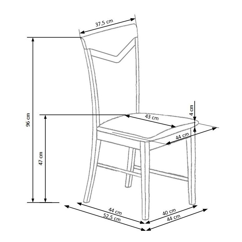 CITRONE krzesło czereśnia ant. II / tap: MESH 1 (1p 2szt) CITRONE krzesło czereśnia ant. II / tap: MESH 1 (1p 2szt)