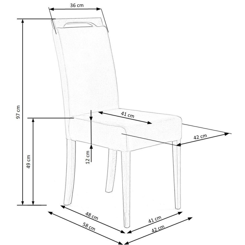 'CLARION 2 Black Chair / Upholstery: MONOLITH 09' 'CLARION 2 Black Chair / Upholstery: MONOLITH 09'