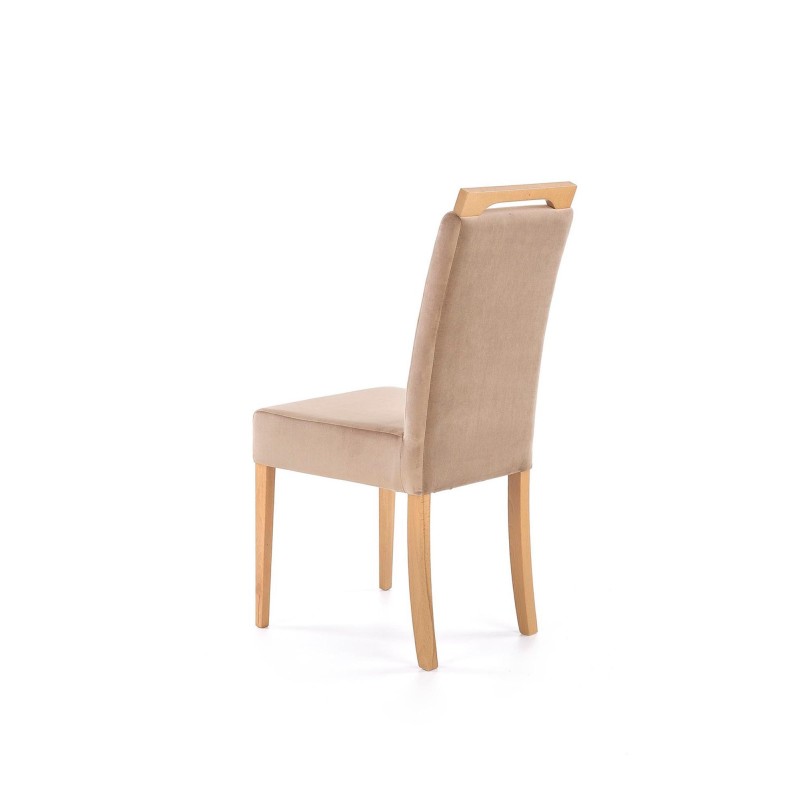 'CLARION Honey Oak Chair / Upholstery: MONOLITH 09' 'CLARION Honey Oak Chair / Upholstery: MONOLITH 09'