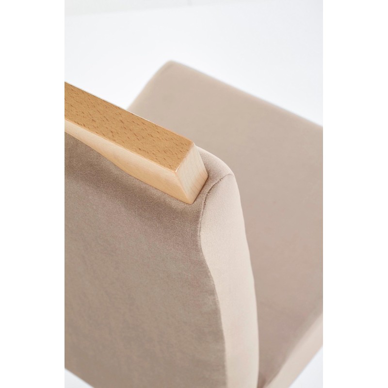 'CLARION Honey Oak Chair / Upholstery: MONOLITH 09' 'CLARION Honey Oak Chair / Upholstery: MONOLITH 09'