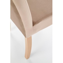 'CLARION Honey Oak Chair / Upholstery: MONOLITH 09' 'CLARION Honey Oak Chair / Upholstery: MONOLITH 09'