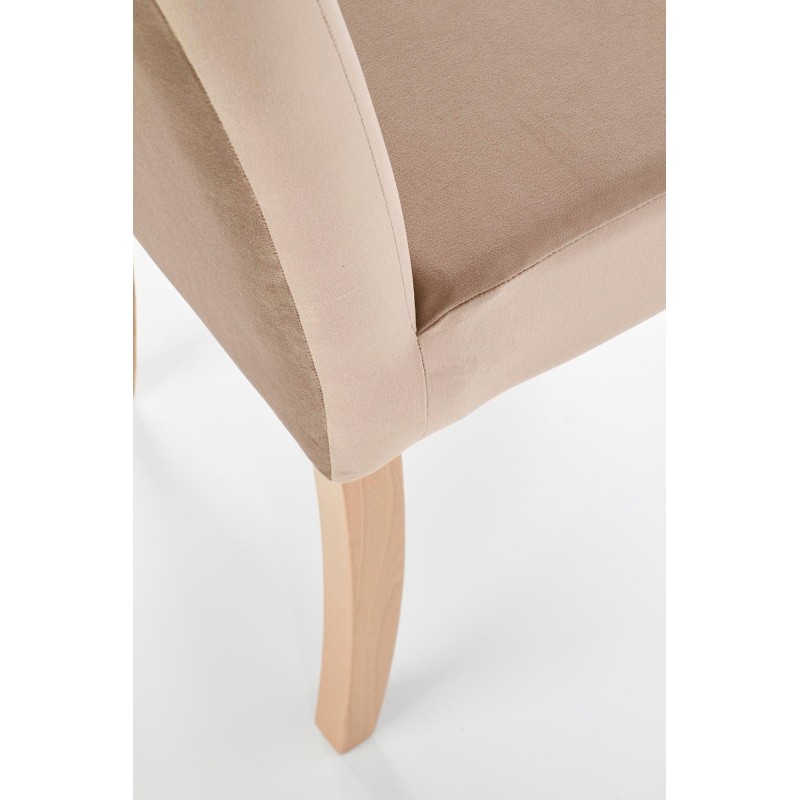 'CLARION Honey Oak Chair / Upholstery: MONOLITH 09' 'CLARION Honey Oak Chair / Upholstery: MONOLITH 09'