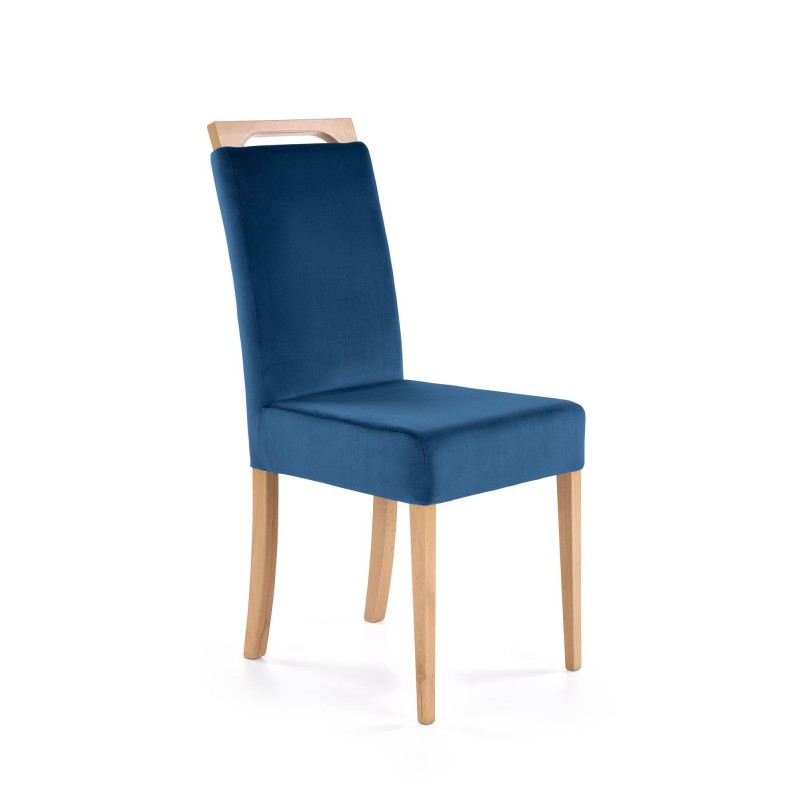 'CLARION Honey Oak Chair / Upholstery: MONOLITH 77'