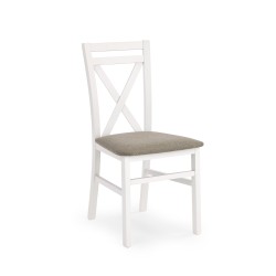 'DARIUSZ White Chair / Upholstery: Inari 23'