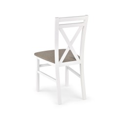 'DARIUSZ White Chair / Upholstery: Inari 23' 'DARIUSZ White Chair / Upholstery: Inari 23'