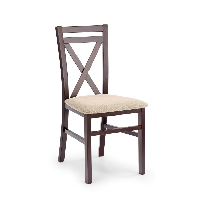 "DARIUSZ Dark Walnut Chair / Upholstery: Lars 07" "DARIUSZ Dark Walnut Chair / Upholstery: Lars 07"