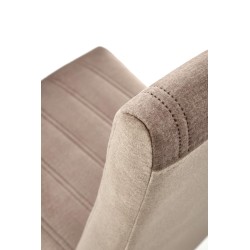 'DIEGO 2 Black Chair / Quilted Velvet Upholstery Stripes - MONOLITH 09' 'DIEGO 2 Black Chair / Quilted Velvet Upholstery Stripes - MONOLITH 09'