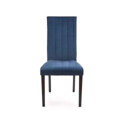 'DIEGO 2 Black Chair / Quilted Velvet Upholstery Stripes - MONOLITH 77' 'DIEGO 2 Black Chair / Quilted Velvet Upholstery Stripes - MONOLITH 77'