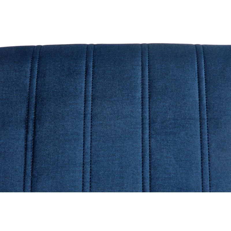'DIEGO 2 Black Chair / Quilted Velvet Upholstery Stripes - MONOLITH 77' 'DIEGO 2 Black Chair / Quilted Velvet Upholstery Stripes - MONOLITH 77'