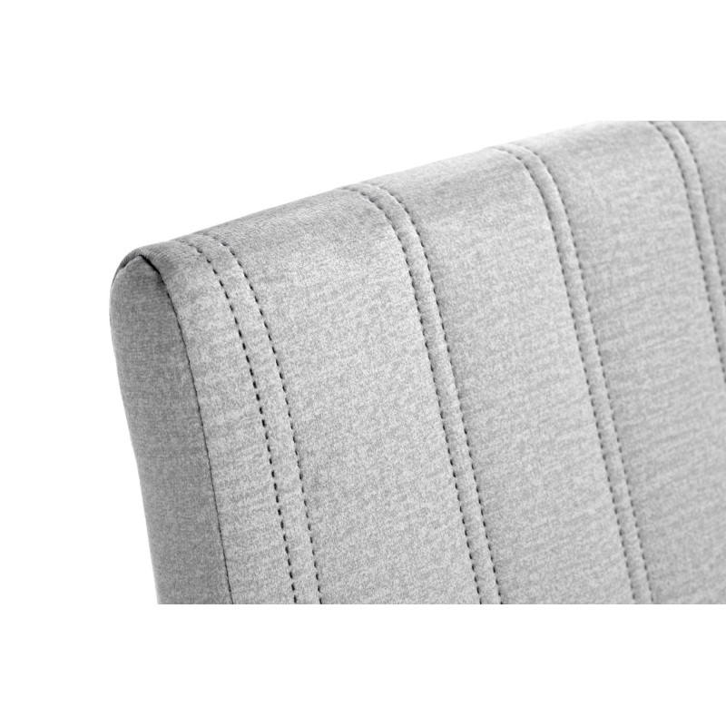 'DIEGO 2 Black Chair / Quilted Velvet Upholstery Stripes - MONOLITH 85' 'DIEGO 2 Black Chair / Quilted Velvet Upholstery Stripes - MONOLITH 85'