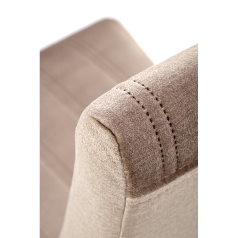 'DIEGO 3 Honey Oak Chair / Quilted Velvet Stripes - MONOLITH 09' 'DIEGO 3 Honey Oak Chair / Quilted Velvet Stripes - MONOLITH 09'