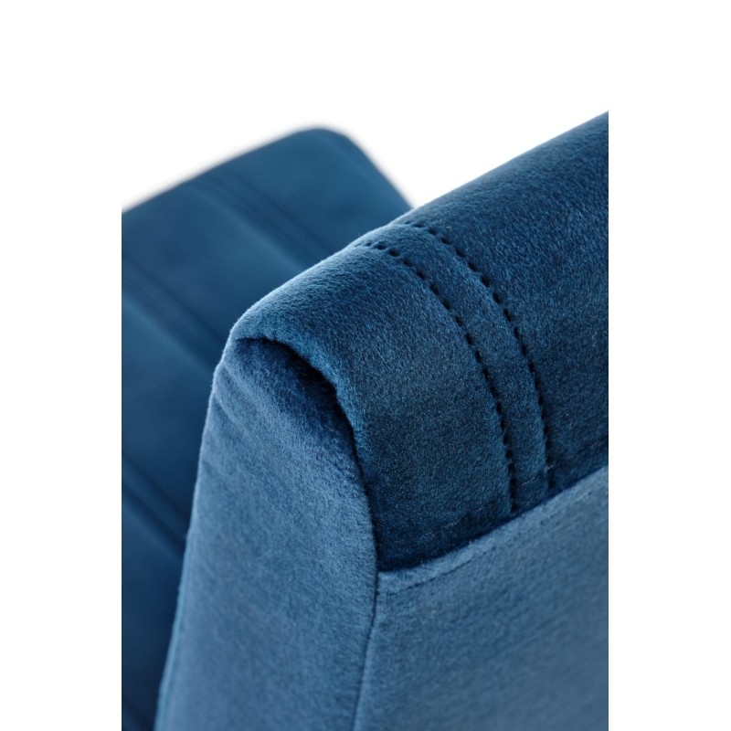'DIEGO 3 Honey Oak Chair / Quilted Velvet Stripes - MONOLITH 77' 'DIEGO 3 Honey Oak Chair / Quilted Velvet Stripes - MONOLITH 77'