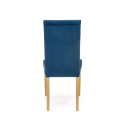 'DIEGO 3 Honey Oak Chair / Quilted Velvet Stripes - MONOLITH 77' 'DIEGO 3 Honey Oak Chair / Quilted Velvet Stripes - MONOLITH 77'