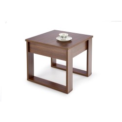 'NEA SQUARE Coffee Table Dark Walnut Color'