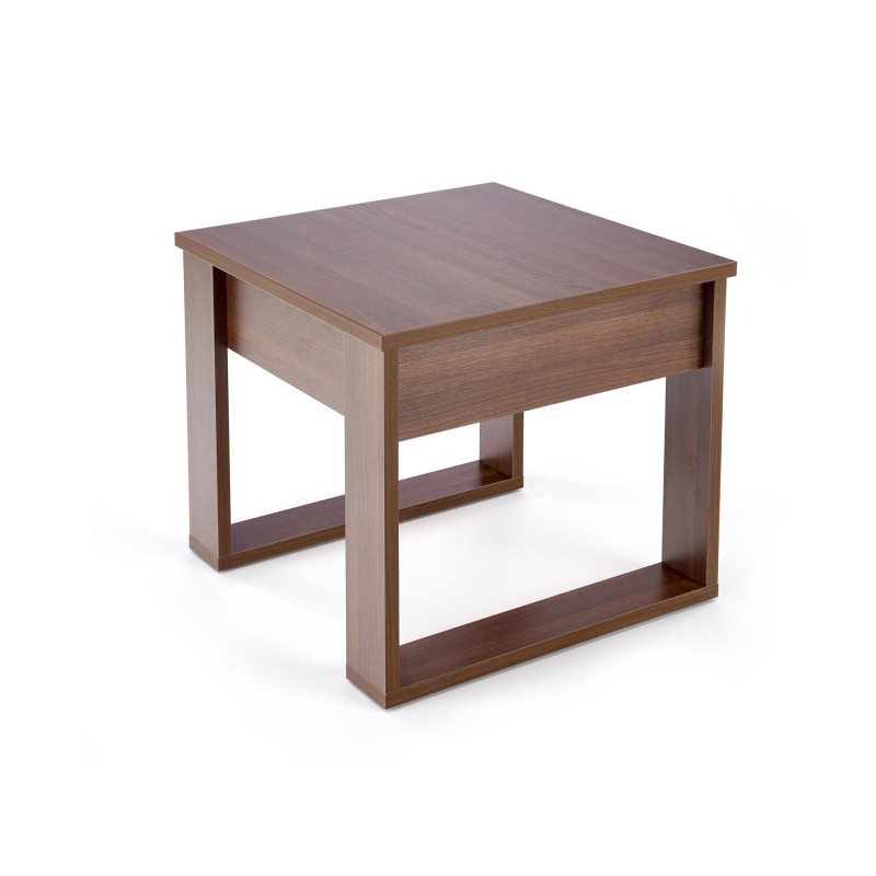 'NEA SQUARE Coffee Table Dark Walnut Color' 'NEA SQUARE Coffee Table Dark Walnut Color'
