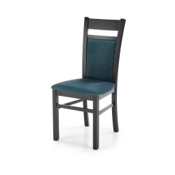 'GERARD2 Black Chair / Upholstery: Monolith 37 Velvet'