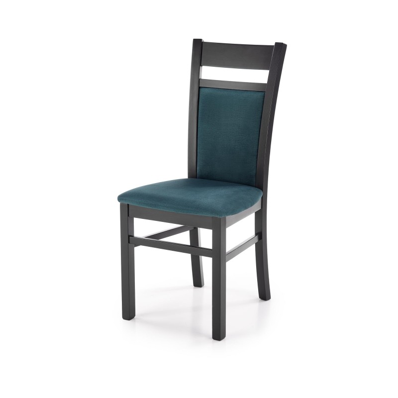 'GERARD2 Black Chair / Upholstery: Monolith 37 Velvet'