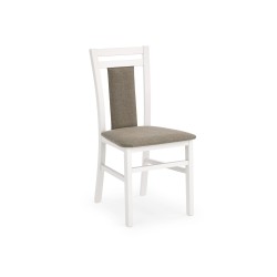 'HUBERT8 White Chair / Upholstery: Inari 23'