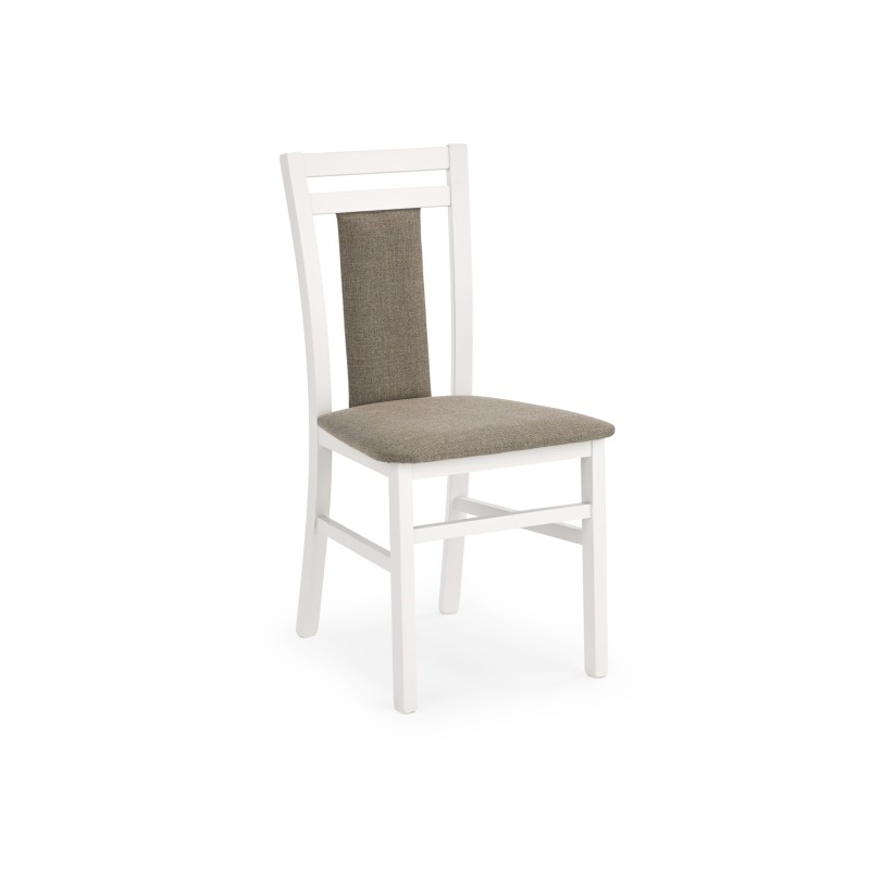 'HUBERT8 White Chair / Upholstery: Inari 23'