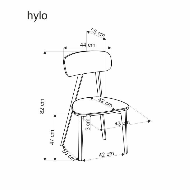 HYLO krzesło popiel / tap: SERTA 12 (1p 2szt) HYLO krzesło popiel / tap: SERTA 12 (1p 2szt)
