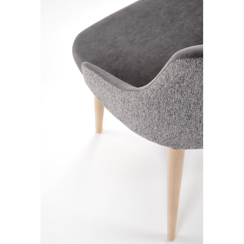 'MALAGA Ash Chair / Upholstery: MAVEL 14 / STELAR 92' 'MALAGA Ash Chair / Upholstery: MAVEL 14 / STELAR 92'