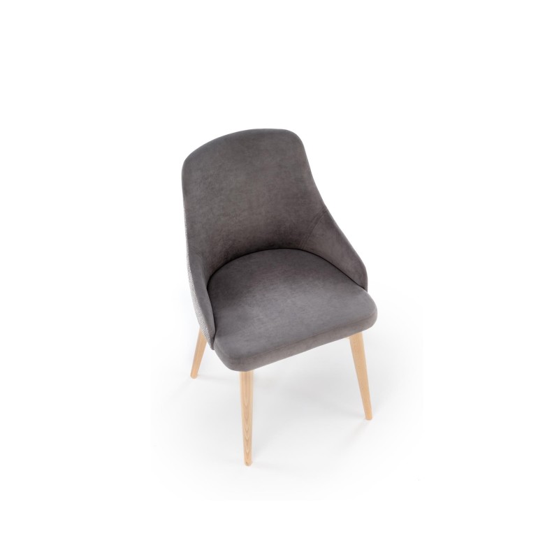 'MALAGA Ash Chair / Upholstery: MAVEL 14 / STELAR 92' 'MALAGA Ash Chair / Upholstery: MAVEL 14 / STELAR 92'