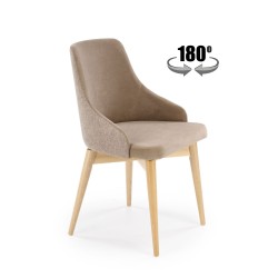 'MALAGA Beige Chair / Upholstery: MAVEL 38 / STELAR 16'