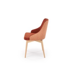 'MALAGA Cinnamon Chair / Upholstery: MAVEL 44 / STELAR 54' 'MALAGA Cinnamon Chair / Upholstery: MAVEL 44 / STELAR 54'
