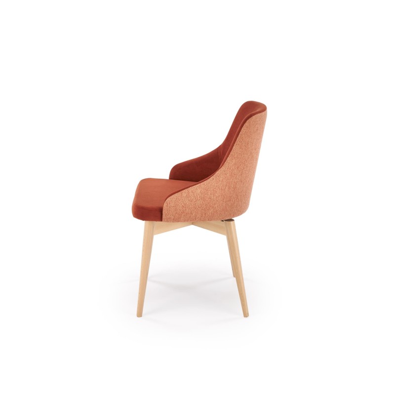 'MALAGA Cinnamon Chair / Upholstery: MAVEL 44 / STELAR 54' 'MALAGA Cinnamon Chair / Upholstery: MAVEL 44 / STELAR 54'