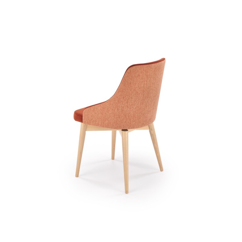 'MALAGA Cinnamon Chair / Upholstery: MAVEL 44 / STELAR 54' 'MALAGA Cinnamon Chair / Upholstery: MAVEL 44 / STELAR 54'