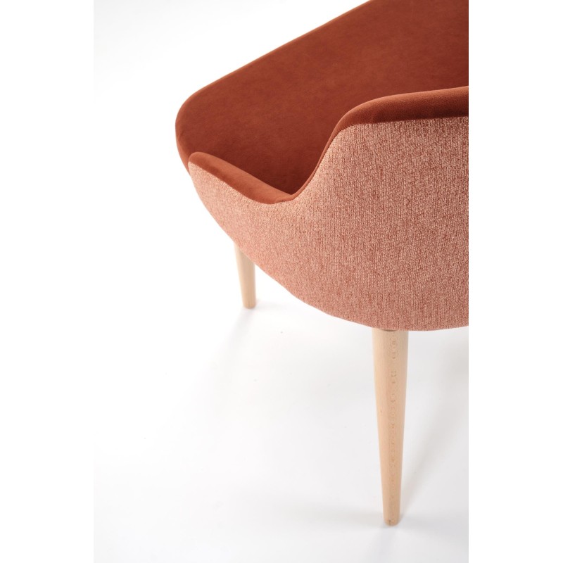 'MALAGA Cinnamon Chair / Upholstery: MAVEL 44 / STELAR 54' 'MALAGA Cinnamon Chair / Upholstery: MAVEL 44 / STELAR 54'