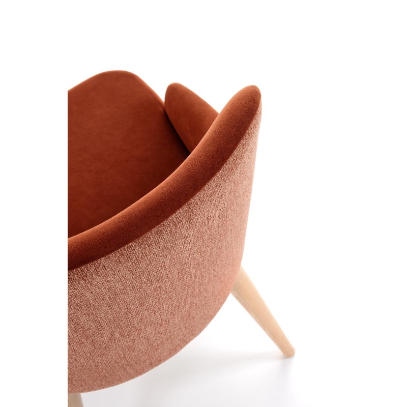 'MALAGA Cinnamon Chair / Upholstery: MAVEL 44 / STELAR 54' 'MALAGA Cinnamon Chair / Upholstery: MAVEL 44 / STELAR 54'